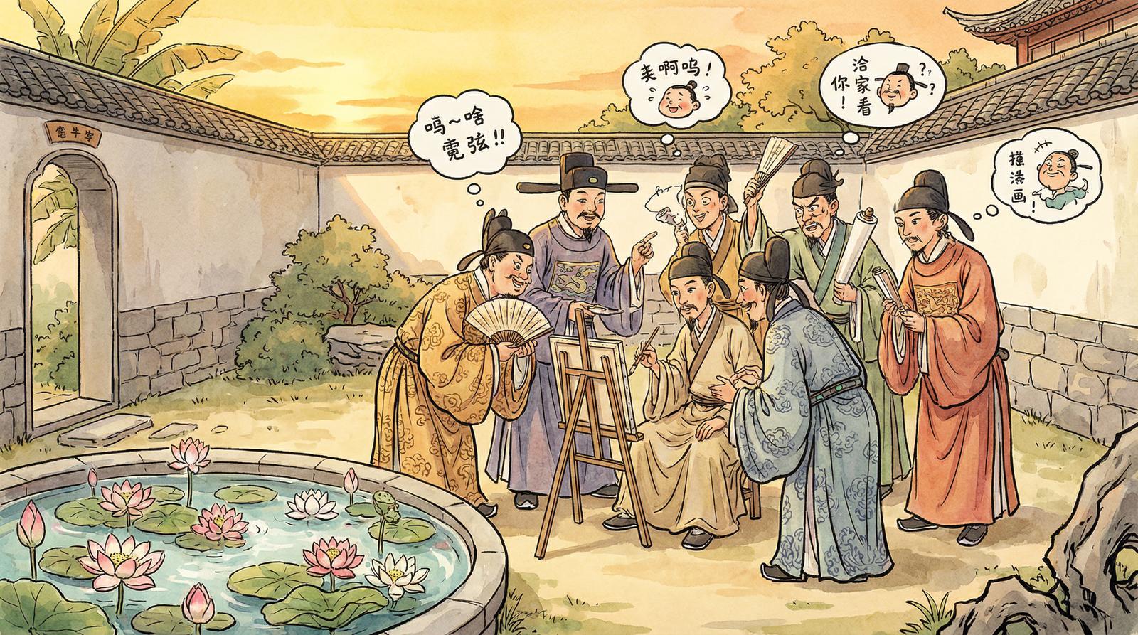 偷拍荷花池塘生态视频记录